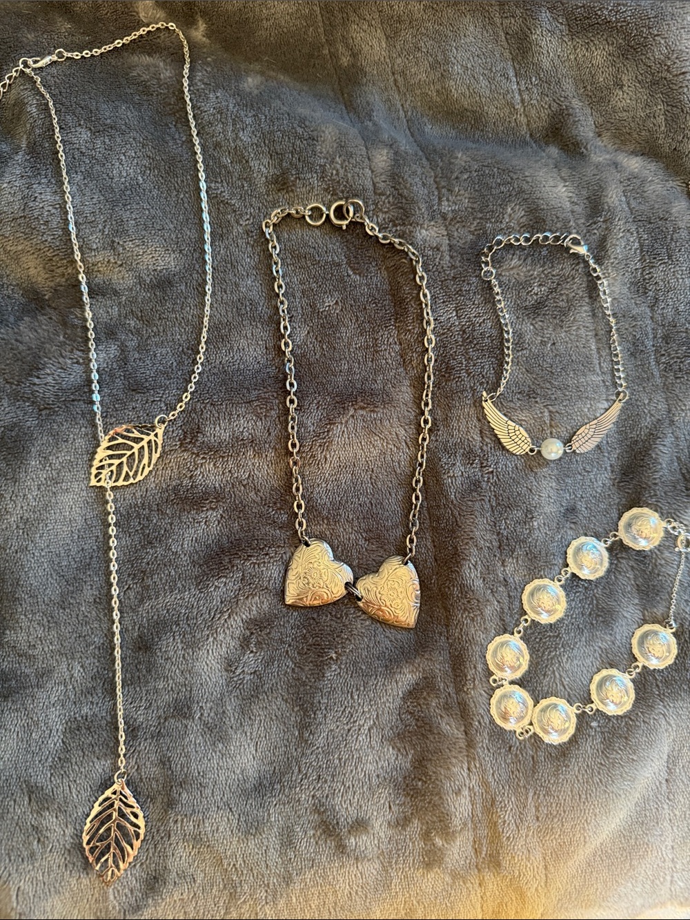 Set of Silver-Tone Elegant Women's Jewelry